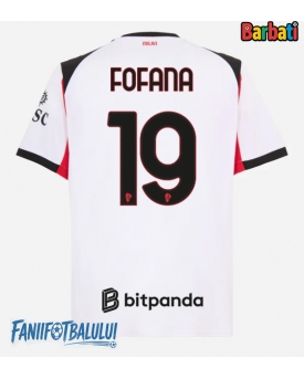 AC Milan Youssouf Fofana #19 Tricou Fotbal Replică 2025-26 Barbati Deplasare
